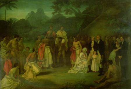 The Cession of Matavi by the High Priest of Tahiti a Robert Smirke