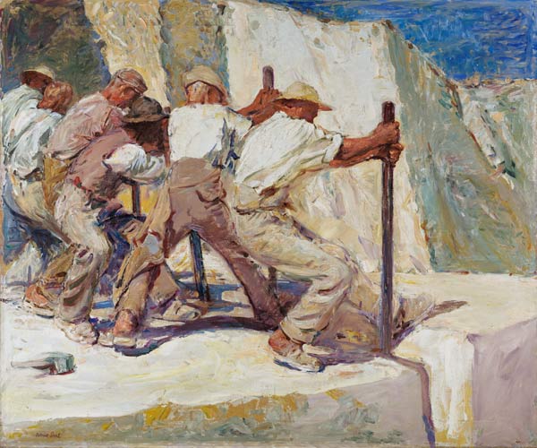 The stone breakers a Robert Sterl