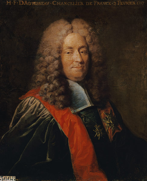 Henri-Francois d'Aguesseau (1668-1751) a Robert Tournieres