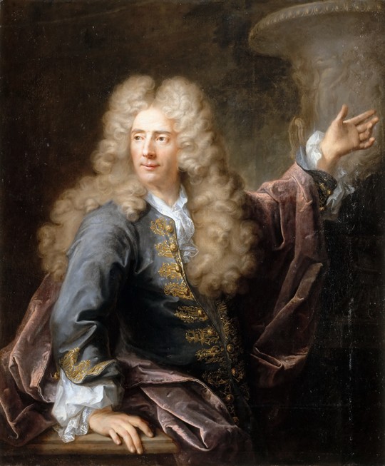Portrait of the sculptor Jean Cornu (1650-1715) a Robert Tournieres