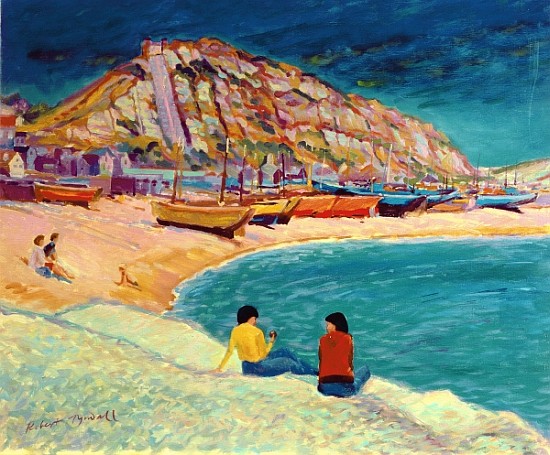 Hastings: beach scene a Robert  Tyndall
