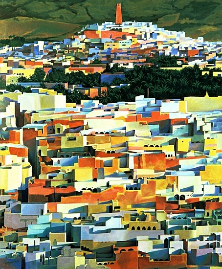 North African Townscape (oil on canvas)  a Robert  Tyndall