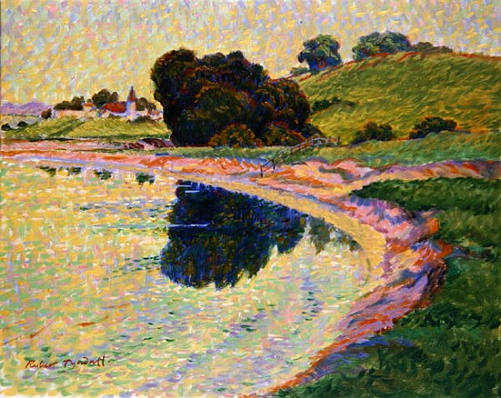 The River Ouse at Piddinghoe, East Sussex  a Robert  Tyndall