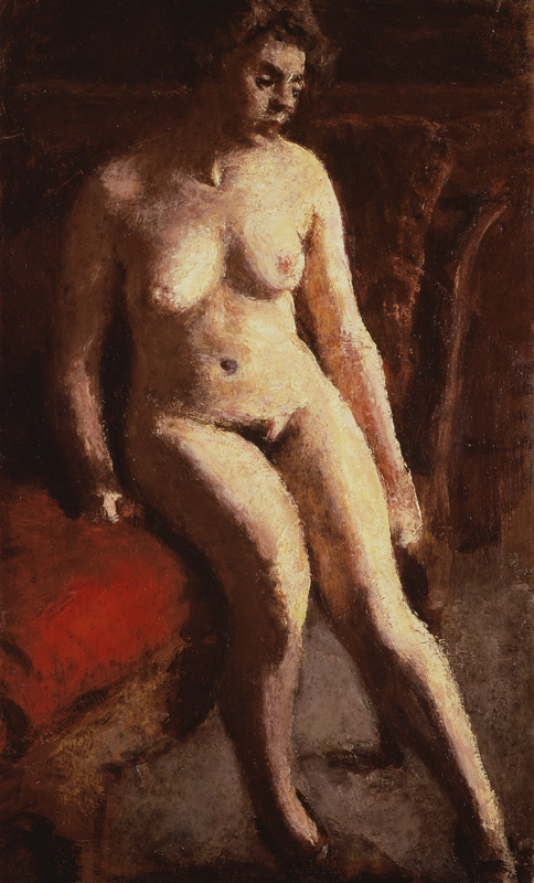 Seated Nude (oil on canvas)  a Roderic O'Conor