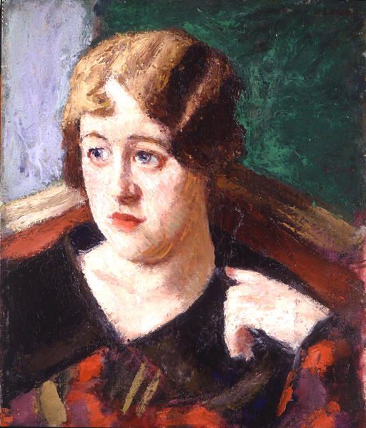 Head of an Irish Girl (oil on canvas)  a Roderic O'Conor
