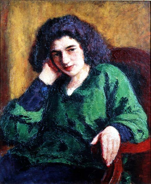 Portrait of Renee Honta, c.1920  a Roderic O'Conor