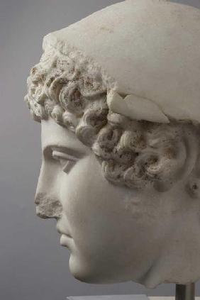 Kopf des Götterboten Hermes "Hermes-Ludovisi" (Römische Wiederholung nach einer griechischen Statue)