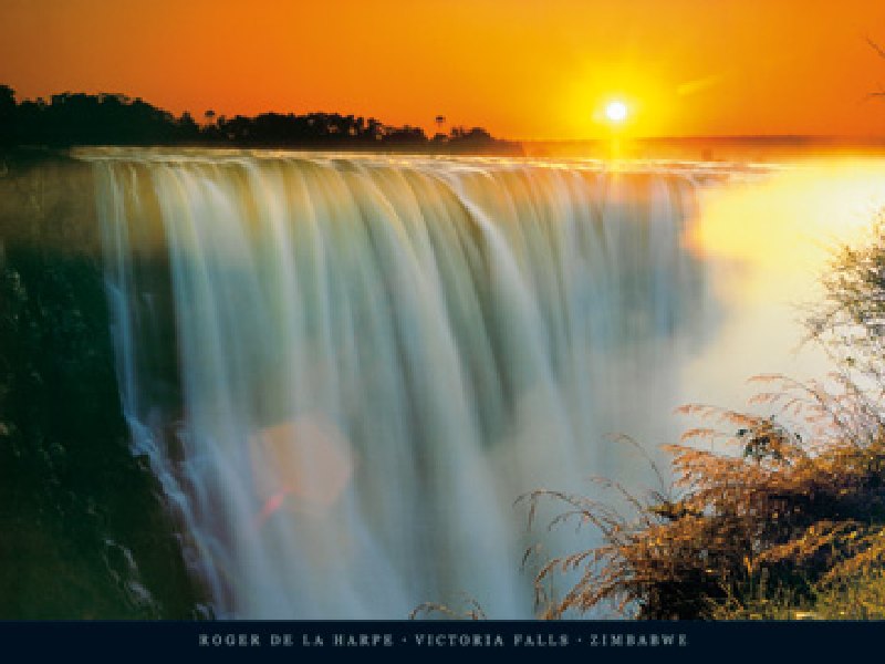 Victoria Falls, Zimbabwe a Rog De la harpe