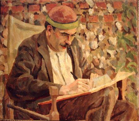 Portrait of John Maynard Keynes (1883-1946) a Roger Eliot Fry
