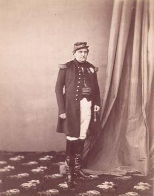 Napoleon-Joseph-Charles-Paul (1822-91) Prince Napoleon, 1855 (sepia photo) a Roger Fenton