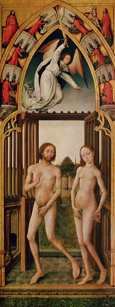 van der Weyden / Expulsion from Paradise a Rogier van der Weyden