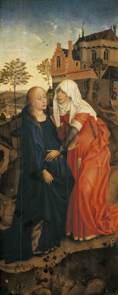 Rogier v.d.Weyden / Visitation / Paint. a Rogier van der Weyden