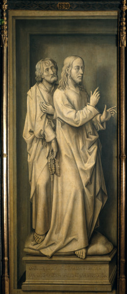 Rogier v.d.Weyden, Christ and Disciples a Rogier van der Weyden