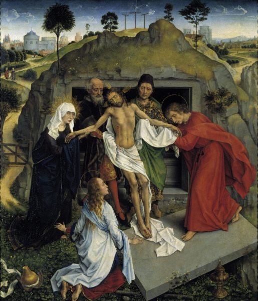 Rogier v.d.Weyden /Lamentation of Christ a Rogier van der Weyden