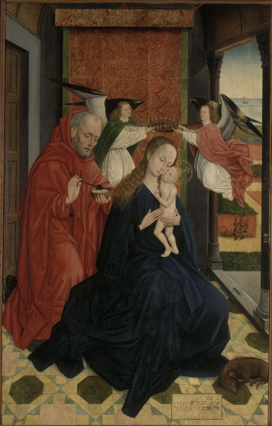 R.v.d.Weyden school, Holy Family a Rogier van der Weyden