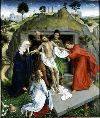 The Entombment, c.1450 (oil on panel) a Rogier van der Weyden