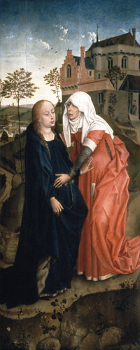 The Visitation a Rogier van der Weyden