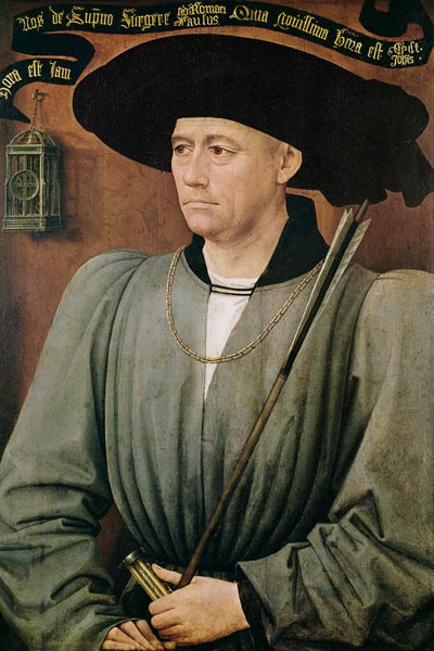 Portrait of Jean Lefevre de Saint-Remy (1396-1468) a Rogier van der Weyden