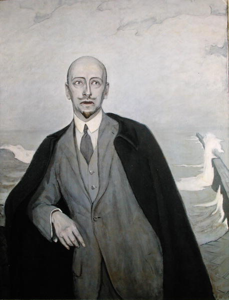 The Poet in Exile, 1912 (oil on canvas)  a Romaine Brooks