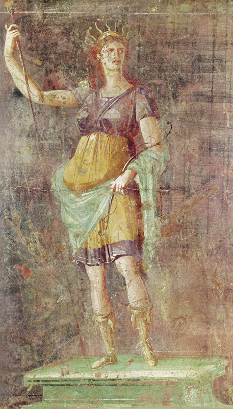 Statue of Diana, from Pompeii a Arte Romana