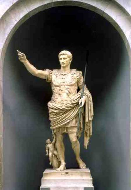 Augustus of Prima Porta a Arte Romana