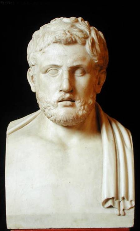Bust of Alcibiades (c.450-404 BC) a Arte Romana