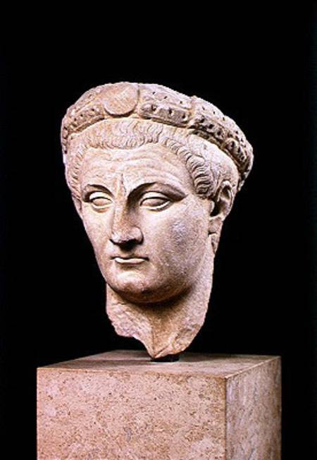 Bust of Emperor Claudius (10 BC-54 AD) from Thasos a Arte Romana