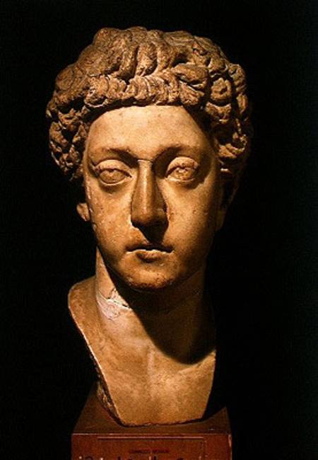 Bust of Emperor Commodus (161-192 AD) a Arte Romana