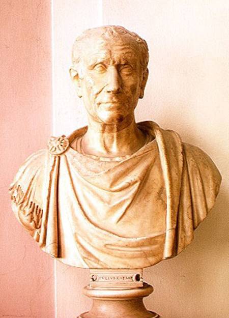 Bust of Julius Caesar (100-44 BC) a Arte Romana