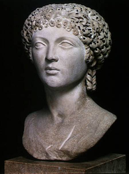 Bust of a Roman woman, possibly Poppaea Augusta, AD 55-60 a Arte Romana