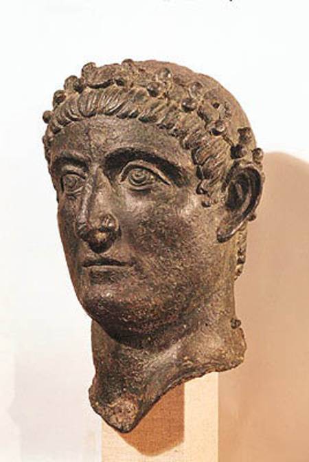 Head of Constantine the Great (c.274-337) a Arte Romana
