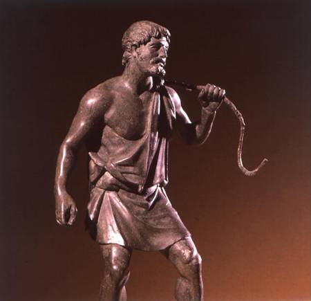 Lararium statuette of a water carrier a Arte Romana