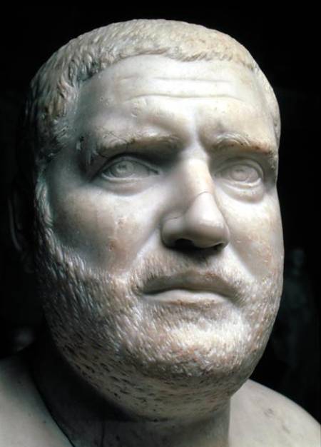 Portrait of Balbinus (d.238) a Arte Romana