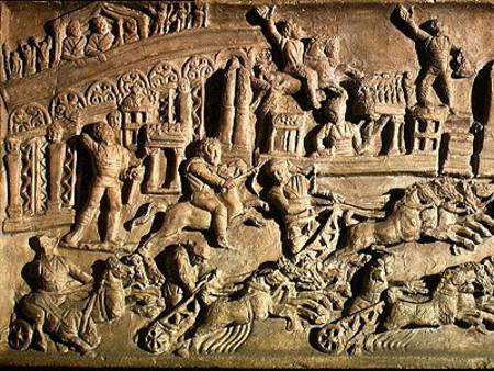 Relief depicting games at the Circus Maximus a Arte Romana