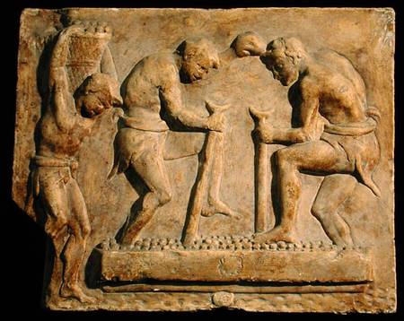 Relief depicting pavers a Arte Romana