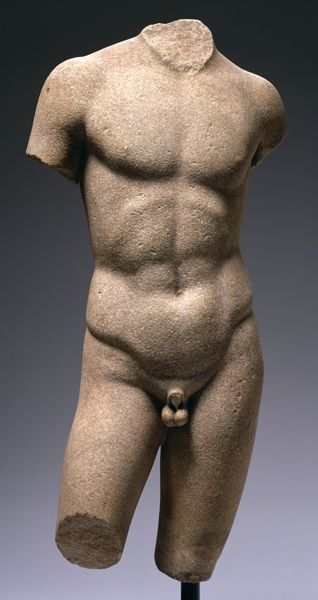 Torso of a Naked Youth a Arte Romana