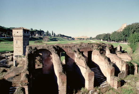 View of the stadium, Roman (photo) a Arte Romana