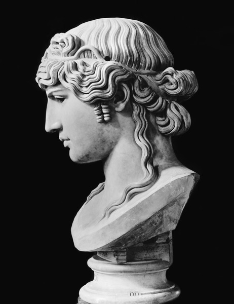 Bust of Antinous (c.110-30) called 'Antinous Mondragone' a Arte Romana