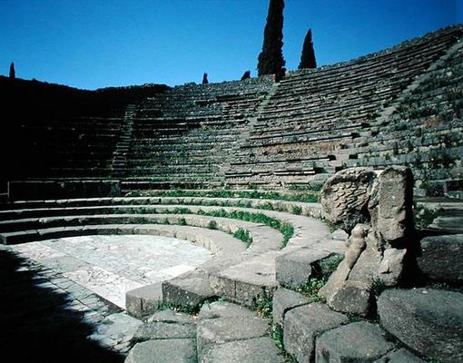 View of the Teatro Piccolo (photo) a Roman 1st century BC