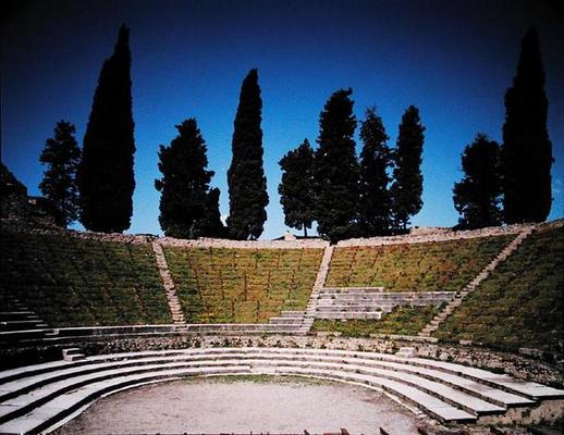 View the Teatro Grande (photo) a Roman 1st century BC