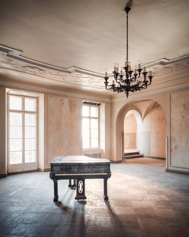 Piano in an Abandoned Castle a Roman Robroek