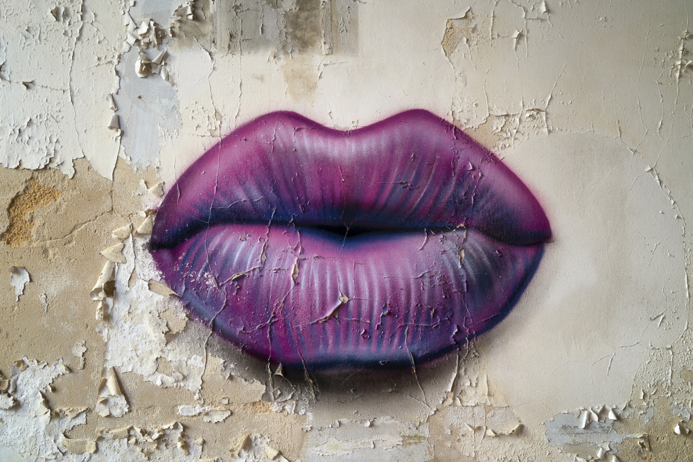 Lips on the Wall a Roman Robroek