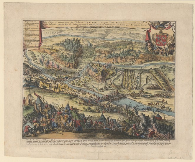 The Siege of Trembowla in 1675 a Romeyn de Hooghe