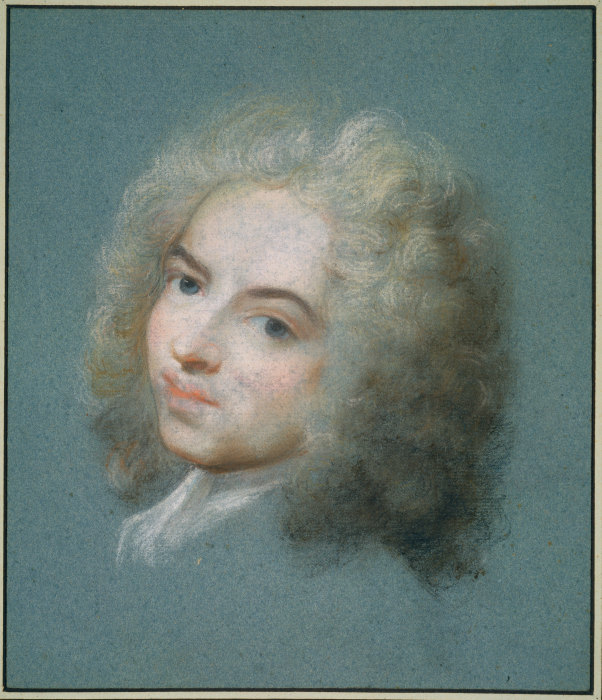 Portrait of Antoine Watteau a Rosalba Carriera