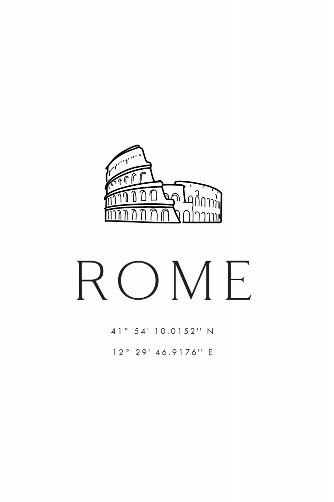 Rome coordinates with Colosseum sketch a Rosana Laiz Blursbyai