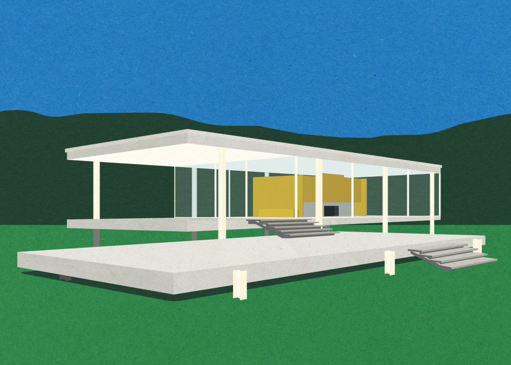 Ludwig Mies Van Der Rohe Farnsworth House a Rosi Feist