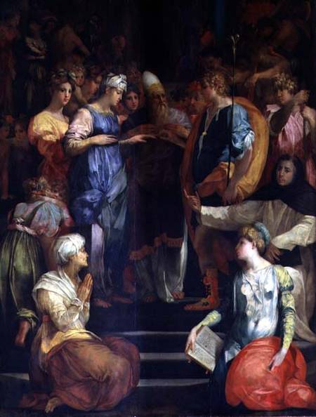 The Marriage of the Virgin a Rosso Fiorentino