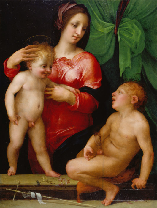 Madonna and Child with the Infant St. John a Rosso Fiorentino