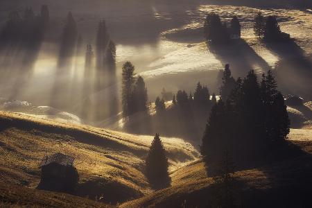 Sunrise in Dolomites