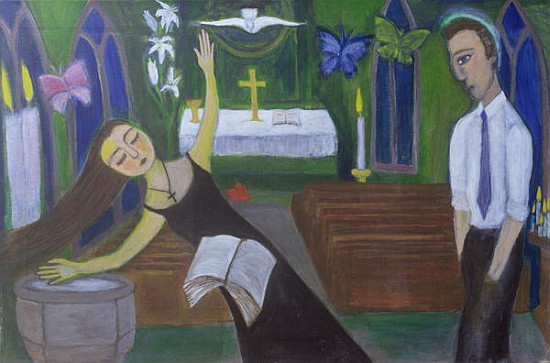 Religious Experience, 2002 (acrylic on canvas)  a Roya  Salari
